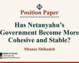 Position Paper:  Has Netanyahu's Government Become More Cohesive and Stable?