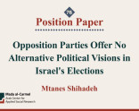Position Paper 76: Opposition Parties Offer No Alternative Political Visions in Israel’s Elections (July 2026)