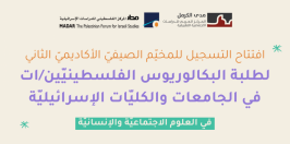 تأجيل المخيّم الصيفيّ الأكاديميّ الثاني لطلبة البكالوريوس أسبوعًا وتمديد التسجيل | 19-21 أيلول 2025 |